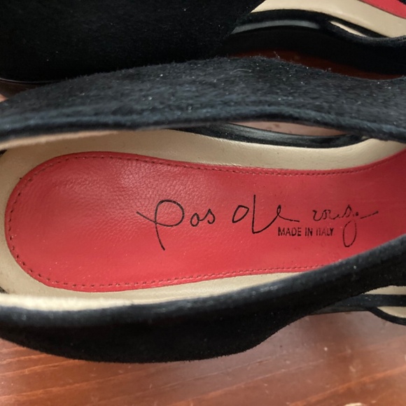 NWOT Pas de Rouge suede shoes - Picture 7 of 8
